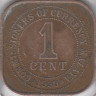 Монета. Малайя (Малайзия). 1 цент 1939 год. ав.
