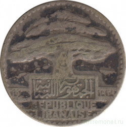 Монета. Ливан. 10 пиастров 1929 год.