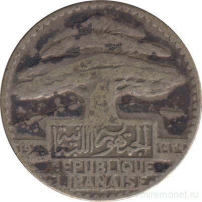 Монета. Ливан. 10 пиастров 1929 год.