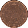 Монета. Германия. 1 цент 2005 год. (F). ав.