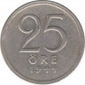 Монета. Швеция. 25 эре 1944 год. ав.