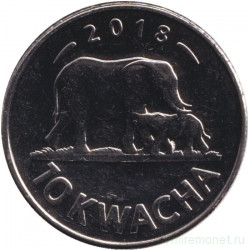 Монета. Малави. 10 квач 2018 год. 