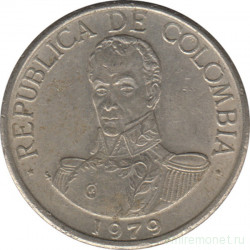 Монета. Колумбия. 1 песо 1979 год.