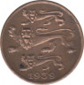 Монета. Эстония. 1 сент 1939 год. ав.
