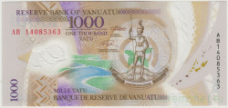 Банкнота. Вануату. 1000 вату 2014 год. Тип 13.