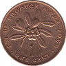 Монета. Ямайка. 1 цент 1973 год. ФАО. рев.