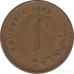 Монета. Родезия. 1 цент 1973 год.