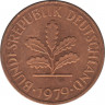  Монета. ФРГ. 2 пфеннига 1979 год. Монетный двор - Мюнхен (D). ав.