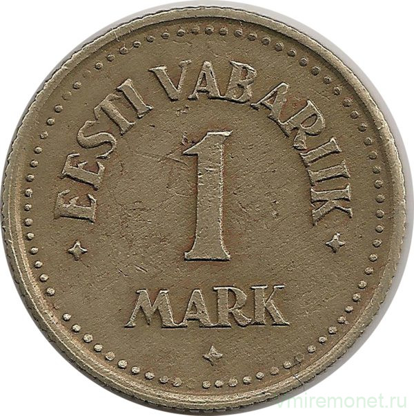 Монета. Эстония. 1 марка 1924 год.
