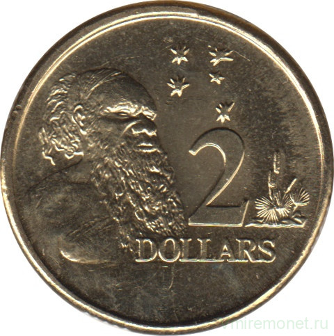 Монета. Австралия. 2 доллара 2021 год.
