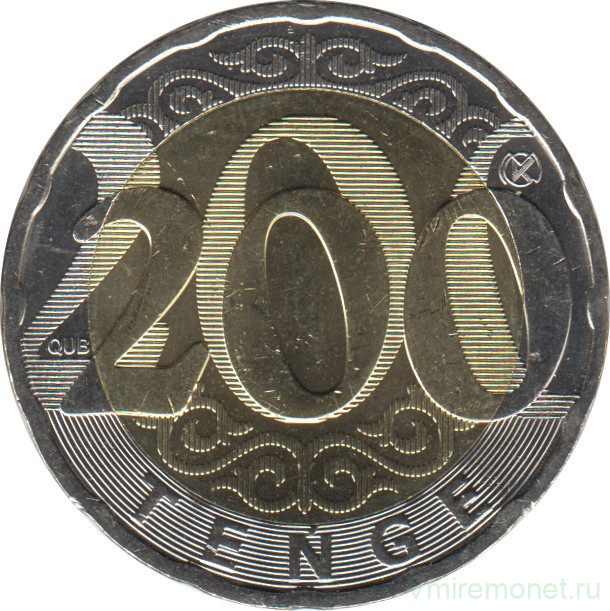 Монета. Казахстан. 200 тенге 2021 год.