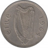 Монета. Ирландия. 1 шиллинг 1964 год. ав.