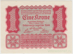 Банкнота. Австрия. 1 крона 1922 год. Тип 73.