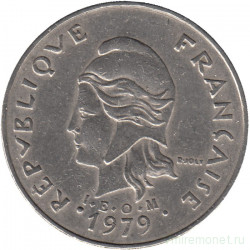 Монета. Французская Полинезия. 20 франков 1979 год. 