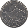 Монета. Барбадос. 10 центов 2003 год. рев.