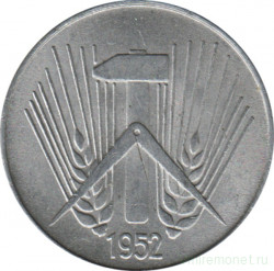 Монета. ГДР. 10 пфеннигов 1952 год (Е).