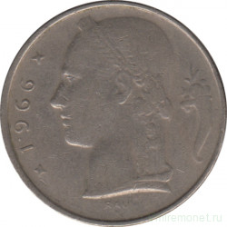 Монета. Бельгия. 5 франков 1966 год. BELGIQUE.