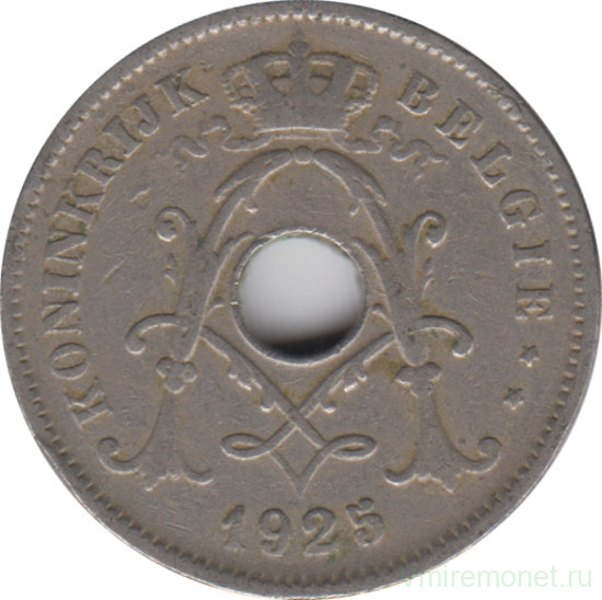 Монета. Бельгия. 10 сантимов 1925 год. BELGIE.