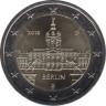 Монета. Германия. 2 евро 2018 год. Берлин (D).  ав.
