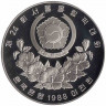 Монета. Южная Корея. 2000 вон 1988 год. XXIV летние Олимпийские Игры, Сеул 1988 - Тяжёлая атлетика.