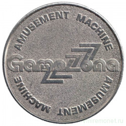 Жетон игровой. Россия. Для автоматов "Game zona". 1990 год. Тип 2. 