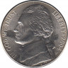 Монета. США. 5 центов 2004 год. 200 лет экспедиции Льюиса и кларка - Лодка. Монетный двор P. рев.