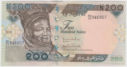 Банкнота. Нигерия. 200 найр 2010 год. Тип 29i(1).
