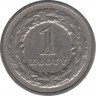 Монета. Польша. 1 злотый 1991 год. рев.