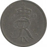 Монета. Дания. 1 эре 1967 год.