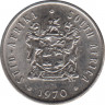 Монета. Южно-Африканская республика (ЮАР). 5 центов 1970 год. ав.