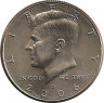 Аверс. Монета. США. 50 центов 2006 год. Монетный двор D.