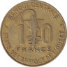 Монета. Западноафриканский экономический и валютный союз (ВСЕАО). 10 франков 2002 год. рев.