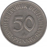 Монета. ФРГ. 50 пфеннигов 1982 год. Монетный двор - Гамбург (J). рев.