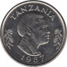 Монета. Танзания. 1 шиллинг 1987 год. ав.