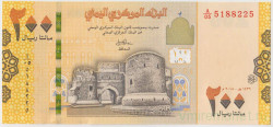 Банкнота. Йемен. 200 риалов 2018 год.