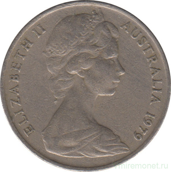 Монета. Австралия. 10 центов 1979 год.