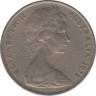 Монета. Австралия. 10 центов 1979 год. ав.