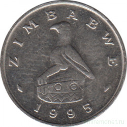 Монета. Зимбабве. 5 центов 1995 год.