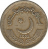Монета. Пакистан. 2 рупии 2002 год. ав.