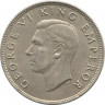 Монета. Новая Зеландия. 1/2 кроны 1940 год. 100 лет Новой Зеландии.