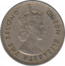 Монета. Малайя и Британское Борнео (Малайзия). 5 центов 1961 год. рев.
