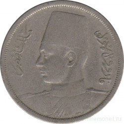 Монета. Египет. 10 миллимов 1938 год. Медно-никелевый сплав.