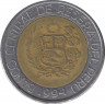 Монета. Перу. 2 соля 1994 год. ав.