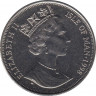 Монета. Великобритания. Остров Мэн. 1 крона 1998 год. Марко Поло. рев.