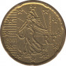 Монета. Франция. 20 центов 2001 год. ав.