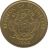 Монета. Сейшельские острова. 1 цент 1990 год. ав.