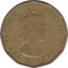 Монета. Сейшельские острова. 10 центов 1970 год. рев.