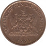 Монета. Тринидад и Тобаго. 5 центов 1999 год. ав.