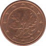 Монета. Германия. 1 цент 2004 год. (F). ав.