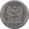 Монета. Южно-Африканская республика (ЮАР). 1 ранд 1988 год. рев.